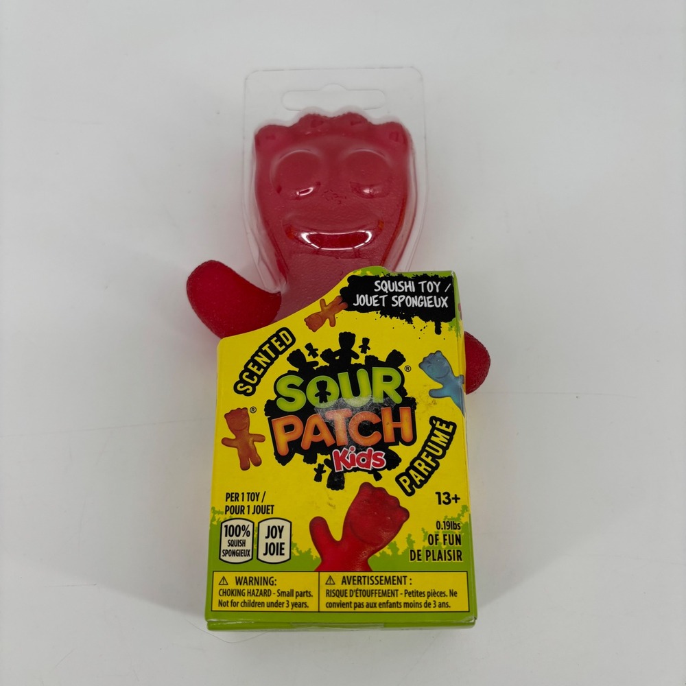Sour Patch Kids Squishi Toy Unisex OS Red Scented Stress Relief Fidget